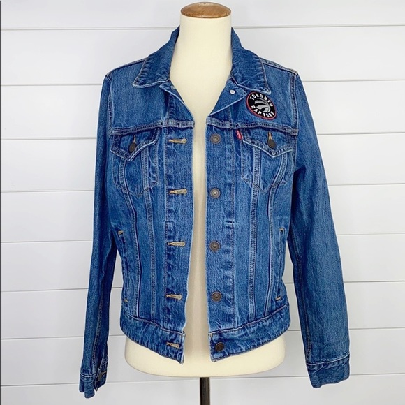 Levi's® NBA Denim Trucker Jacket Toronto Raptors - Picture 2 of 12